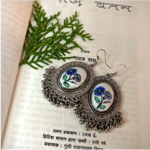 Banafsha - Sweet Violet Royal Earrings