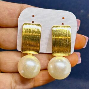 Lisa Korean Pearl Drop Earrings