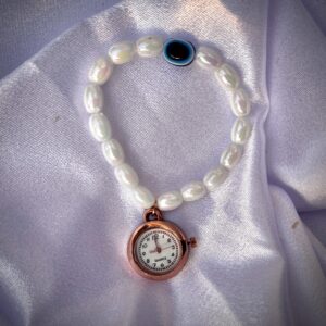 Evil eye bracelet watch