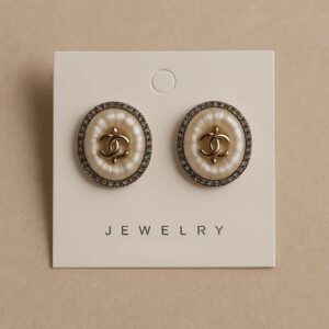 Korean Chanel CC Motif Stud Earrings | Affordable Premium Luxury