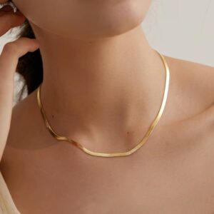 Korean Viral Gold Plated Snake Chain | Anti-Tarnish | water proof